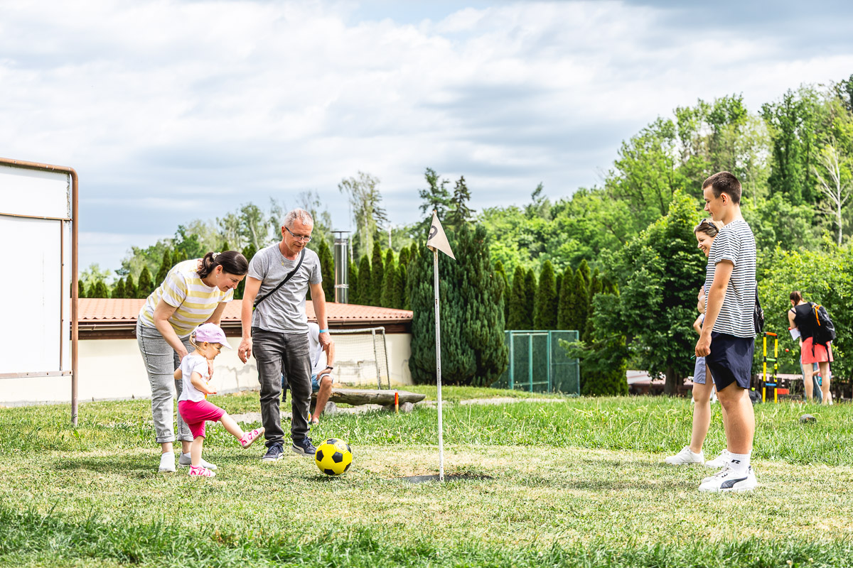 fotbalgolf na Berchtoldu zábava pro celou rodinu